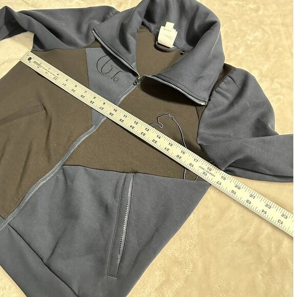 PUMA X Goop Track Jacket Women's Small Blue Black Full Zip Long Sleeve Pockets - Picture 10 of 11